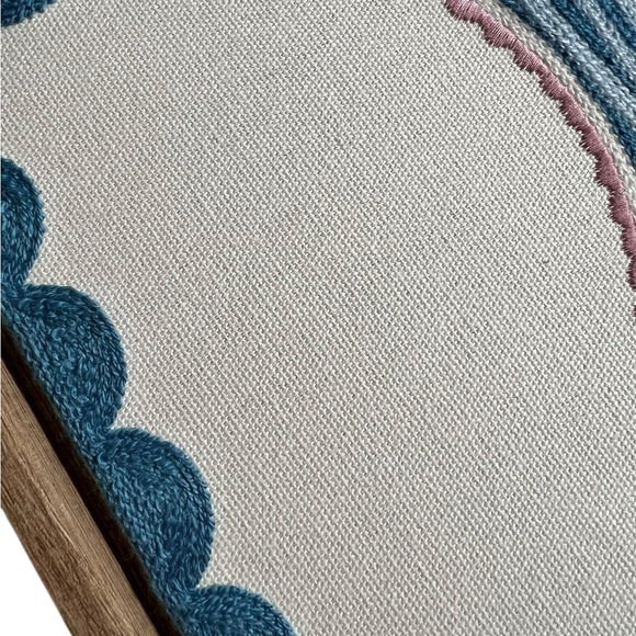 Framed Textile Embroidered Wall Art 12x15 Latin Folk Art Inspired - Picture 7 of 7